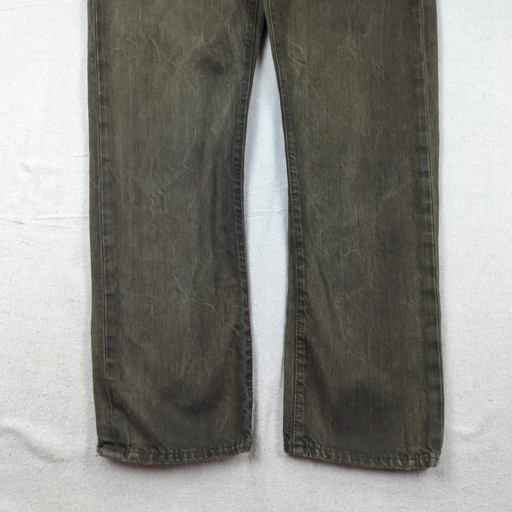 Polo Ralph Lauren Jeans Mens 34x30 Green Varick Slim Straight Preppy Casual